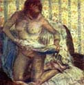 Kneeling Woman Pastell
